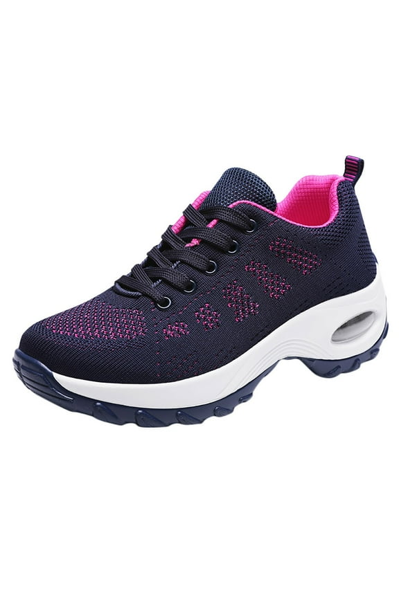 Sneaker for Women Women's Waterproof Hiking Shoes Lightweight Breathable Walking Shoes for Outdoor Climbing Blue,9.5-10