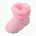 thumbnail image 1 of Jkety Toddler Girl Shoes Baby Winter Shoes Soft Fashion Warm Boys Girls Snow Booties Shoes Pink,4, 1 of 7
