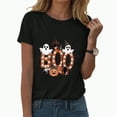 thumbnail image 1 of Jkety Tops for Women Trendy Halloween Shirts for Women Cute Ghost Shirt Fall Pumpkin Tshirt Coffee Lover Graphic Tees casual Short Sleeve Tops(Black,XL), 1 of 5