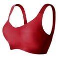 thumbnail image 1 of Jkety Women'S Sports Bras Womens Sports Bra - Padded Racerback Low Impact Spaghetti Thin Strap Workout Yoga Top Red,L, 1 of 3