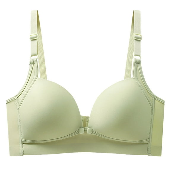 Jkety Women's Underwire, One Smooth U Ultra Light T-Shirt, Convertible Bra Push Up Bras for Women Green,XL(42/95)