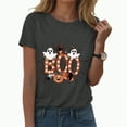 thumbnail image 1 of Jkety Womens Shirts V Neck Fall Shirts for Women Pumpkin Graphic T Shirts Cute Halloween Tops Thanksgiving Tee(Grey,S), 1 of 5