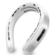 Jkjoy Portable Neck Fan with LED Display,Headphone Wearable Personal Fan, Hands Free Rechargeable 5200Mah Battery