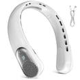 thumbnail image 1 of Jkjoy Portable Neck Fan with LED Display,Headphone Wearable Personal Fan, Hands Free Rechargeable 5200Mah Battery, 1 of 7