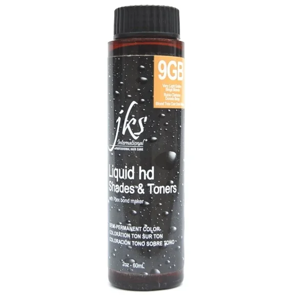 Jks International Liquid HD Shades & Toners 7P Platinum Blonde Blonde Demi-Permanent Color 2 Ounce 60 Milliliters