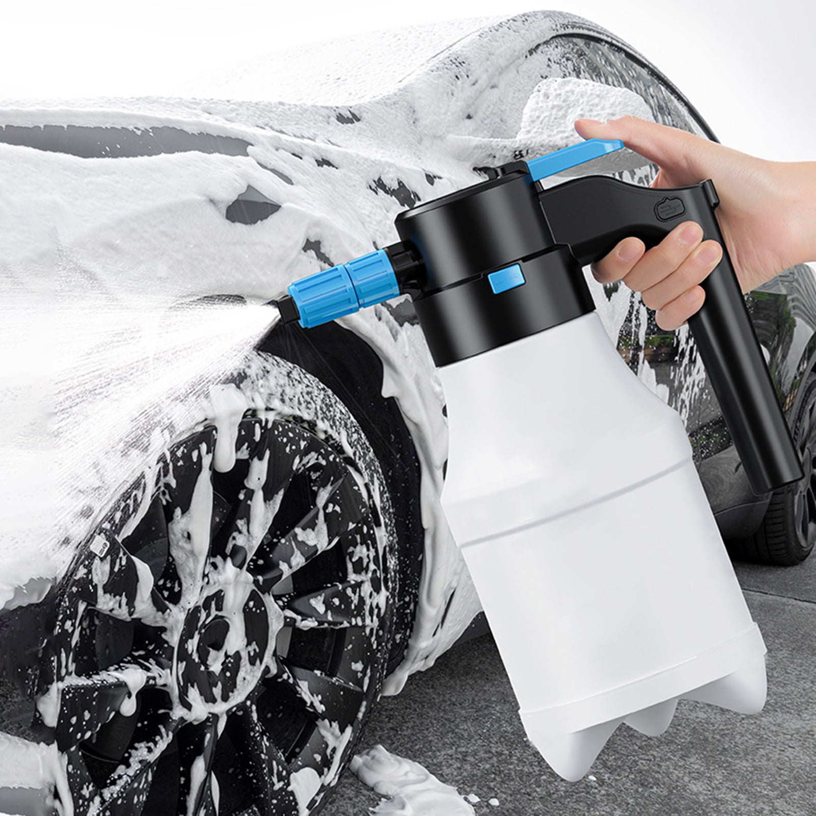 Jkung 1.5L/2L Electric Foam Sprayer with USB Large Capacity Foam Pot