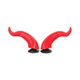 thumbnail image 1 of Jkung 1 Pair Motorcycle Helmet Devil Horn Decoration Suction Cup Scooter Bicycle Motorbike Skateboarding Helmet Decorative Cow Horn Helmet Accessories, 1 of 8