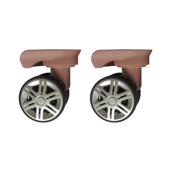 Jkung 1 Pair Universal Replacement Wheels Low Double-Row Large Size Trolley Case Luggage Wheel Repair Travel Suitcase Parts Accessories Wheel