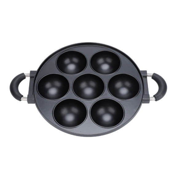 Jkung 7/12/19-Hole Baking Pan Round Mold for Cake Pop Takoyaki & Egg Pancake Aluminum Takoyaki Pan Easy Release Quick Cleaning Versatile Kitchen Baking Tool