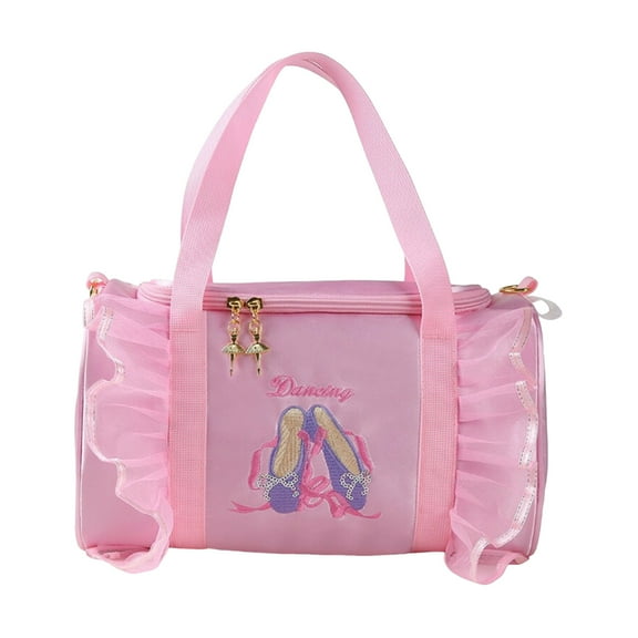 Jkung Ballet Dance Backpack Ruffle Lace Duffle Bag Gym Bag