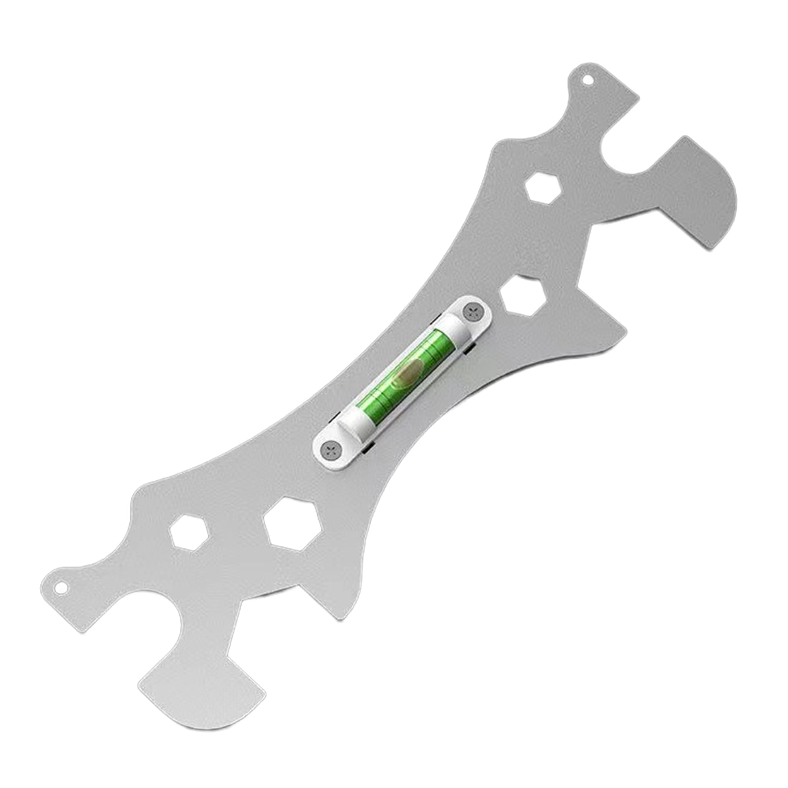Jkung Bathroom Repair Key Multi-Purpose Shower Key Tool Repair Faucet Wrench for 8mm/10mm/12mm/14mm/17mm/23mm/24mm Hex Screws
