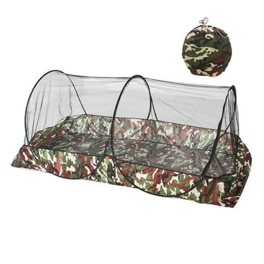 Jkung Camping Foldable Mesh Tent Single/Double Person Fly Protection Waterproof Portable No Installation Outdoor Hiking Travel Climbing Backpacking Shelter Net Tent