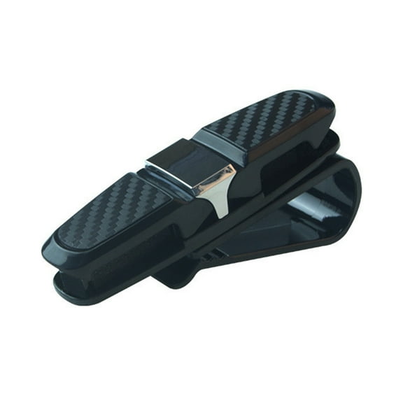Jkung Car Sunglasses Holder Glasses Clip 180-Degree Rotatable Scratch Protection Easy to Install Sunglasses Clip Car Sun Visor Accessories