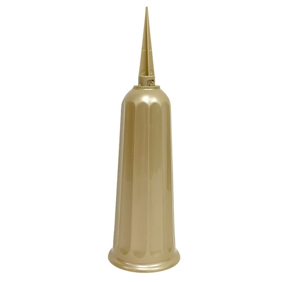 Jkung Flower Holder with Spike Memorial Day Cemetery Flower Vase Reusable Bouquet Holder Insert for Graveside Headstone Lawn Decor