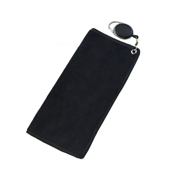 Jkung Golf Towel for Golf Carts or Clubs Hanging Cotton Towel with Carabiner Golf Club Ball Cleaning Towel Golfing Gear for Men Women