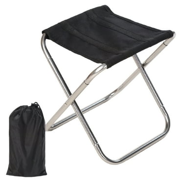 Jkung Outdoor Folding Stool Lightweight Heavy Duty Aluminum Alloy Oxford Cloth Camping Hunting Picnic Fishing Mini Collapsible Chair Seat
