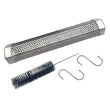 NSI 12" Stainless Steel BBQ Smoker Box Tube - Wood Pellet Smoker For Cold/Hot Smoking
