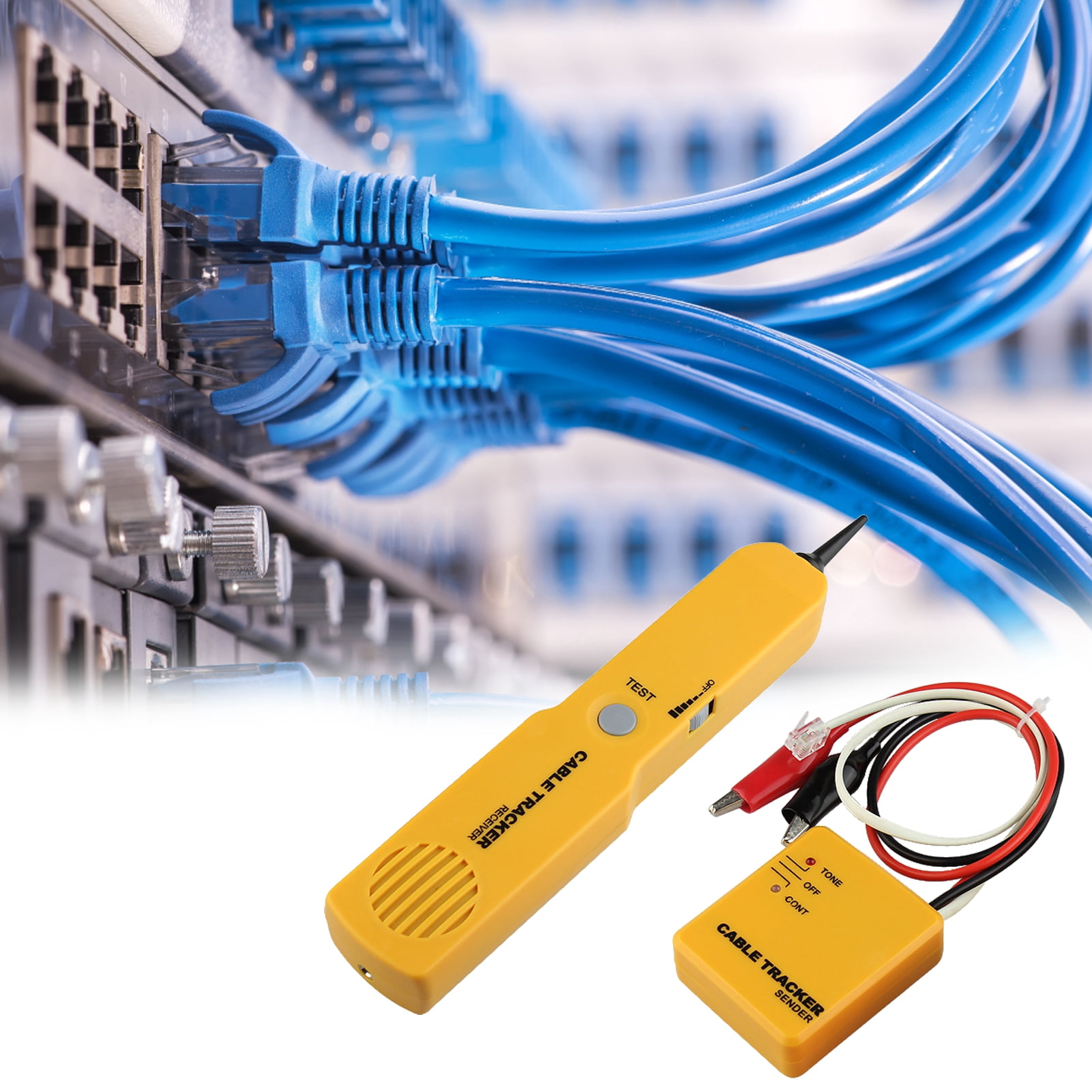 Jkung RJ11 Cable Tracker Clear Mark Easy to Use Plastic Professional ...
