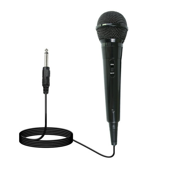 Jkung Wired Dynamic Microphone Plug-Play Universal Cardioid Dynamic Vocal Mic with Long Cable Karaoke Singing Machine Accessories