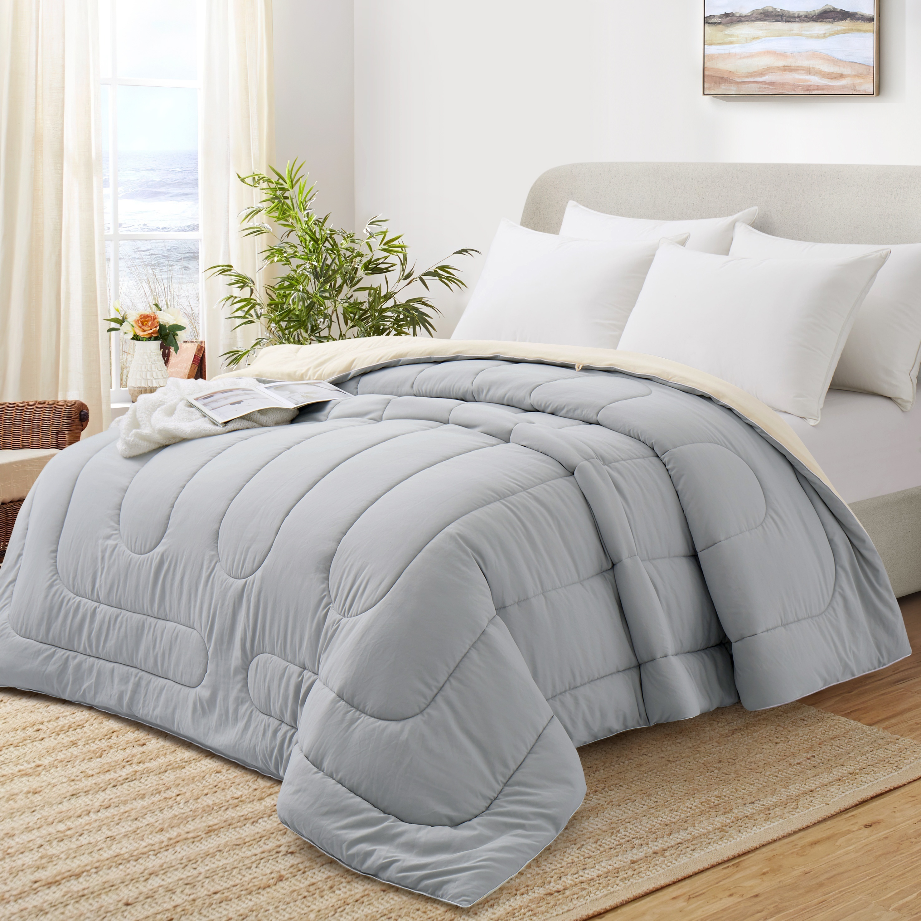 Jkzcp 1pc Cooling Quilt Cold Touch Fabric Absorbs Body Heat Double