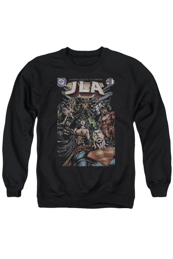 Jla - #1 Cover - Crewneck Sweatshirt - Small