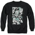 thumbnail image 1 of Jla - A Mighty League - Crewneck Sweatshirt - X-Large, 1 of 2