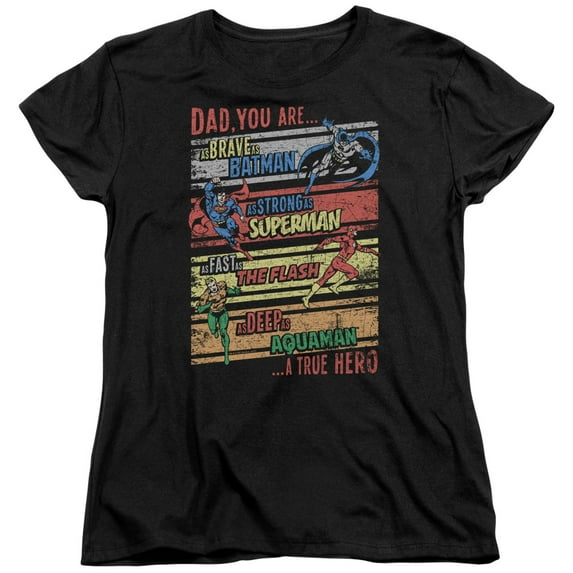 Jla - A True Hero - Women's Short Sleeve Shirt - X-Large