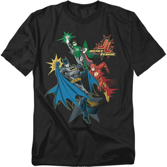 JLA T-Shirt Action Stars Unisex Graphic Tee For Men & Women