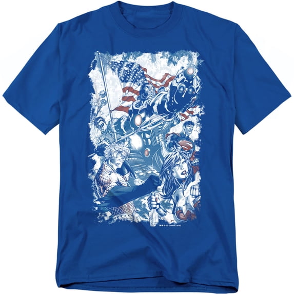 JLA T-Shirt American Justice Unisex Graphic Tee For Men & Women