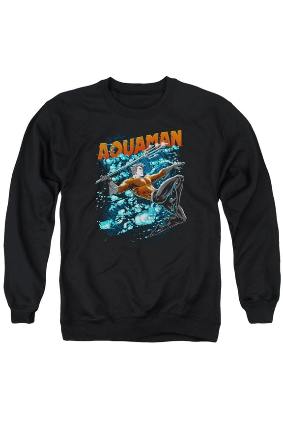 Jla - Aqua Bubbles - Crewneck Sweatshirt - Large