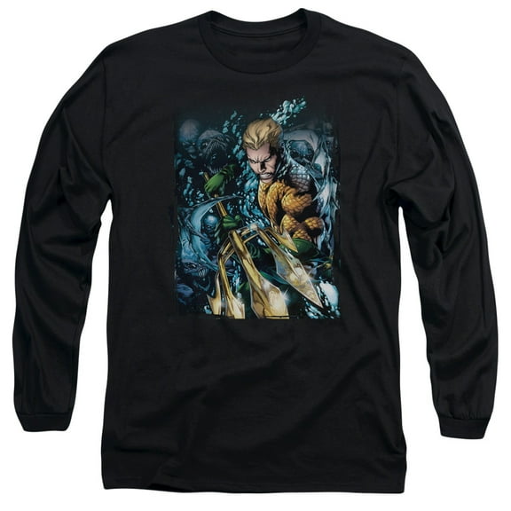 Jla - Aquaman #1 - Long Sleeve Shirt - X-Large