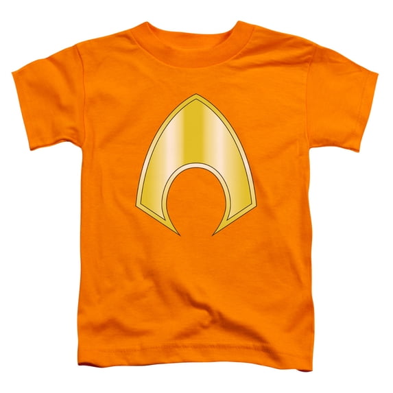 Jla - Aquaman Logo - Toddler Short Sleeve Shirt - 3T