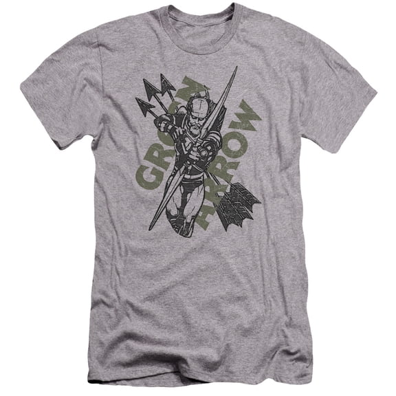 Jla - Archers Arrows - Premium Slim Fit Short Sleeve Shirt - Medium