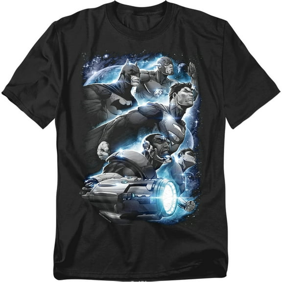 JLA T-Shirt Atmospheric Unisex Graphic Tee For Men & Women Black 
