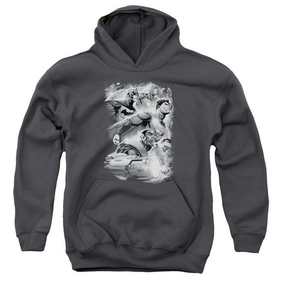 Jla - Atmospheric - Youth Hooded Sweatshirt - X-Large