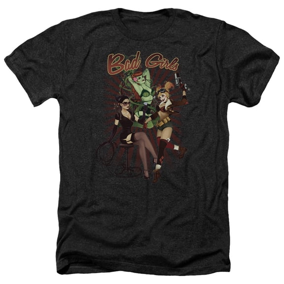 Jla - Bad Girls - Heather Short Sleeve Shirt - Medium
