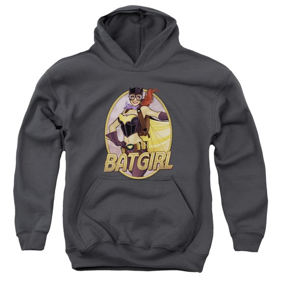 Jla - Batgirl Bombshell - Youth Hooded Sweatshirt - Medium