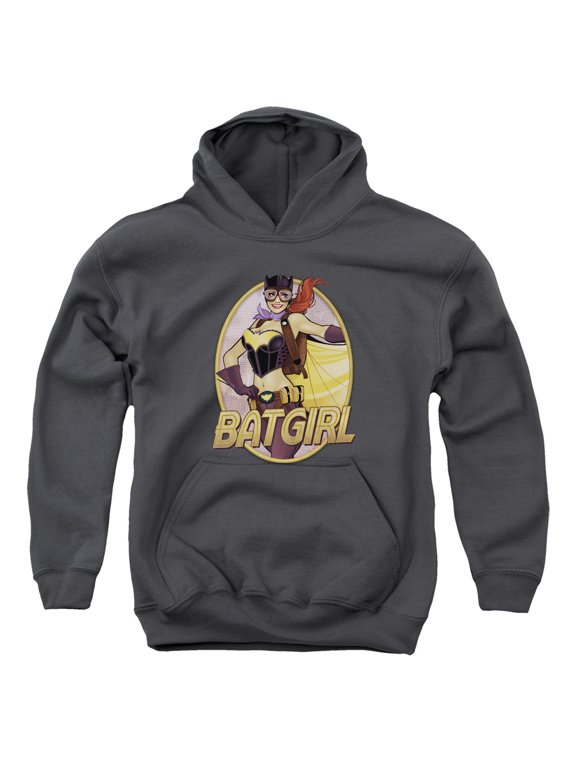 Jla - Batgirl Bombshell - Youth Hooded Sweatshirt - Small