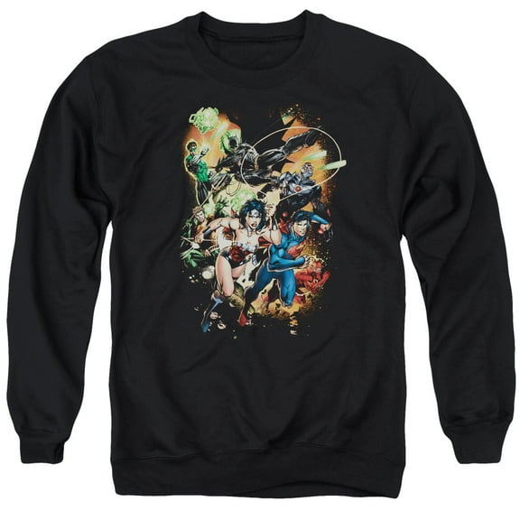 Jla - Battle Ready - Crewneck Sweatshirt - XXX-Large