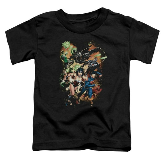 Jla - Battle Ready - Toddler Short Sleeve Shirt - 4T