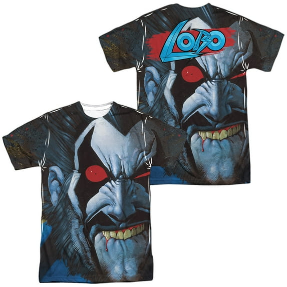 Jla - Bit Lip (Front/Back Print) - Short Sleeve Shirt - Large