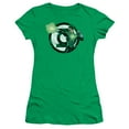 thumbnail image 1 of JLA Justice League Blasting Logo S/S Junior Women's T-Shirt Sheer Kelly Green, 1 of 2