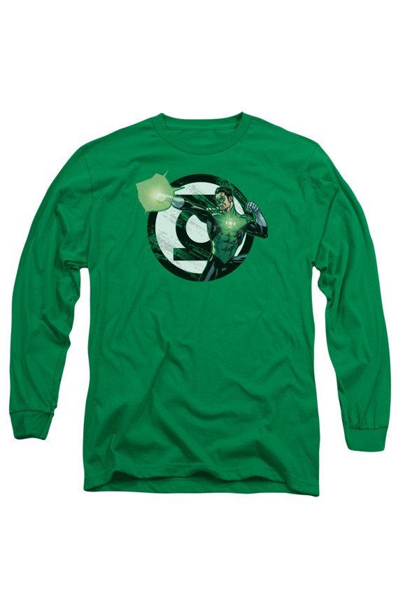 Jla - Blasting Logo - Long Sleeve Shirt - Small