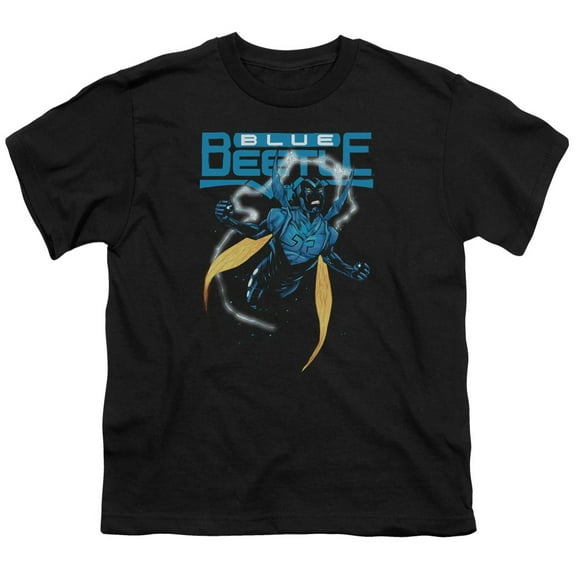 Jla - Blue Beetle - Youth Short Sleeve Shirt - Medium