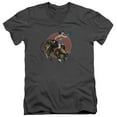 thumbnail image 1 of Jla - Bull Rider - Slim Fit V Neck Shirt - Medium, 1 of 2