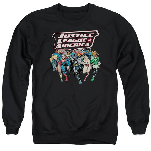 Jla - Charging Justice - Crewneck Sweatshirt - XX-Large
