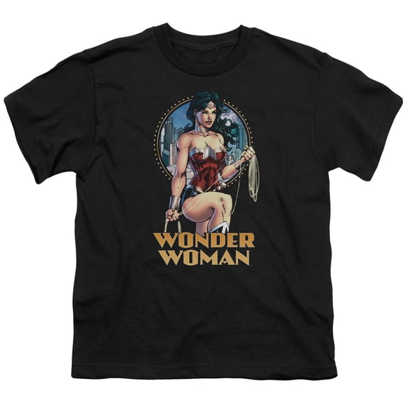 Justice League Of America Men's  City Warrior T-shirt Black