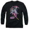 thumbnail image 1 of Jla-Colorful League Long Sleeve Adult 18-1 Tee- Black - Large, 1 of 1