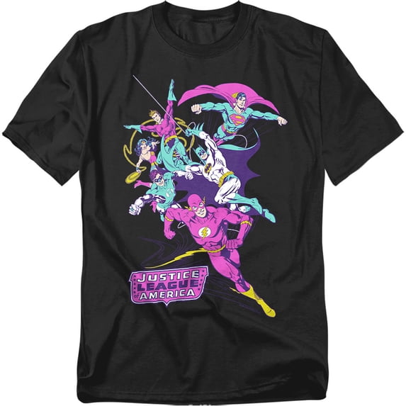 JLA T-Shirt Colorful League Unisex Graphic Tee For Men & Women