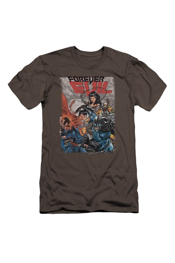 Jla - Crime Syndicate - Premium Slim Fit Short Sleeve Shirt - Small